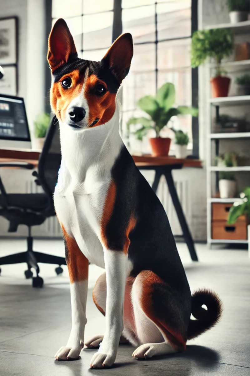 Catuma the dog, founder and mascot of Catuma